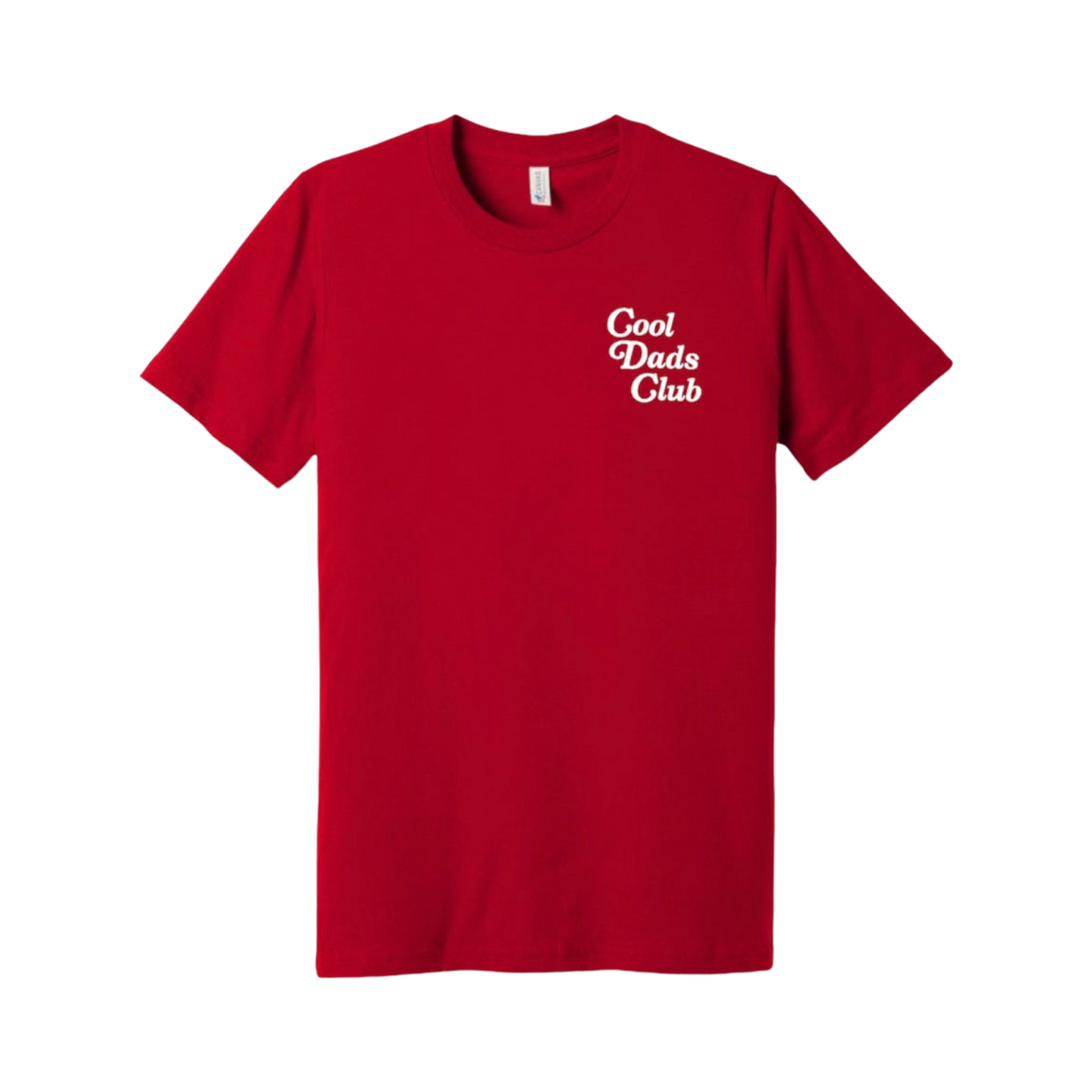 Cool Dads Club” OG Script T-Shirt Red – Daddyin' Since