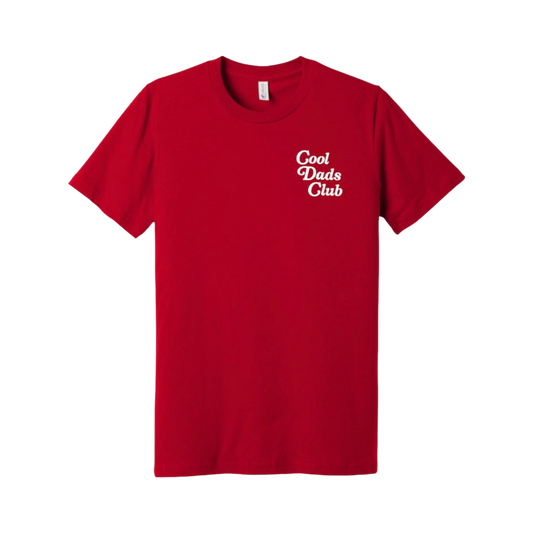 “Cool Dads Club” OG Script T-Shirt - Red