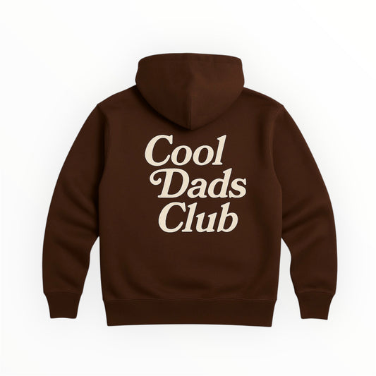 “Cool Dads Club” OG Script Hoodie - Brown