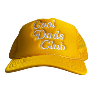 “Cool Dads Club” Trucker Hat - Gold