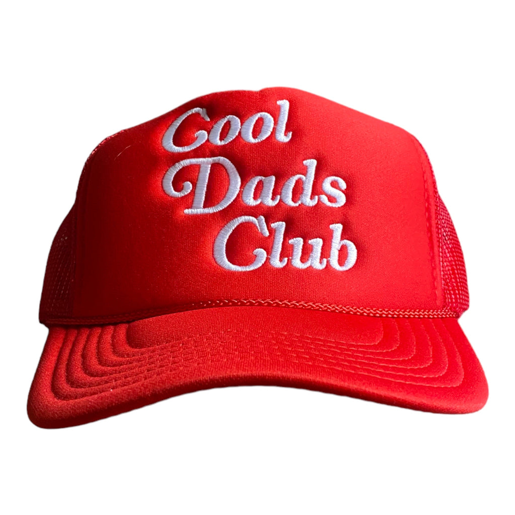 “Cool Dads Club” Trucker Hat - Red