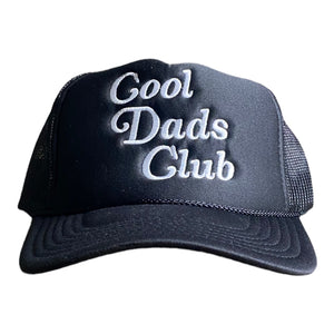 “Cool Dads Club” Trucker Hat - Black